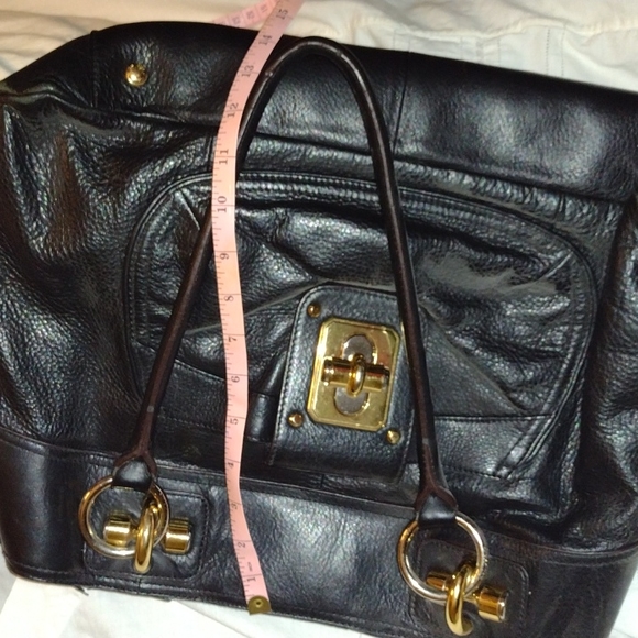 Genuine Leather *Like New* B. Makowsky Black Bag - Picture 5 of 6